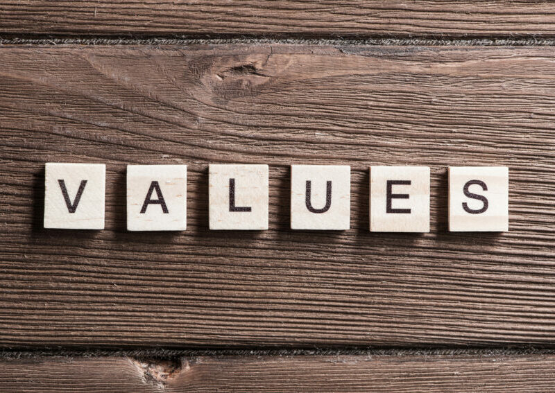 Sustainable company values